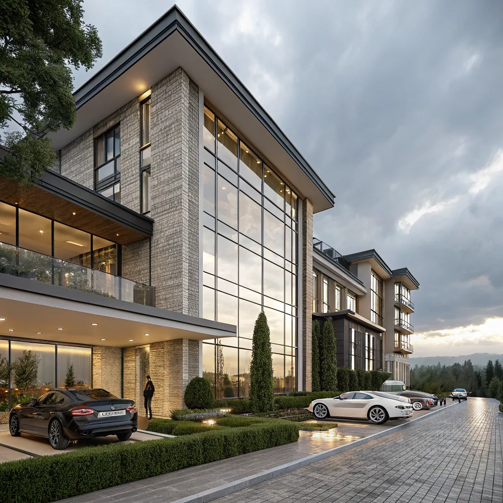 Luxury Apartment Exterior View