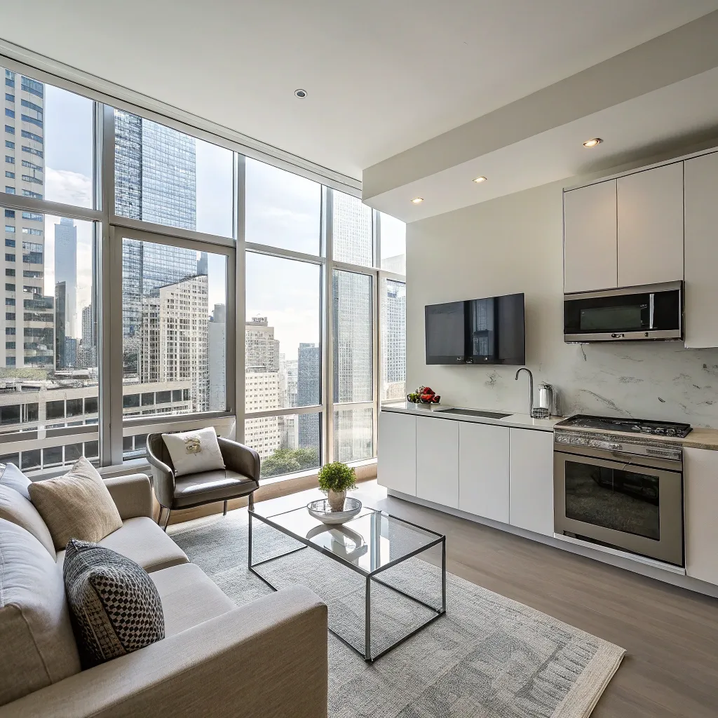 Modern urban apartment interior